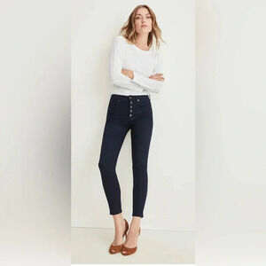 Veronica Beard Navy Skinny Jeans